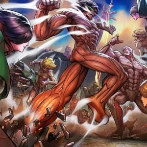 CoolChange Poster Kakemono Demon Slayer 100x40 Cm – Tessuto Con Tubi Alluminio – 12 Lune Del Diavolo