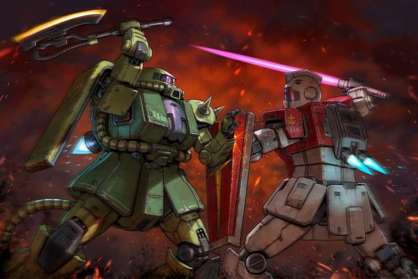 Zaku vs GM